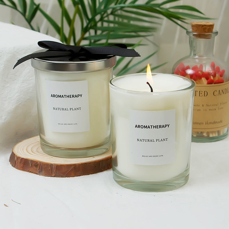 Aromatherapy Soy Wax Candle in Glass Jar