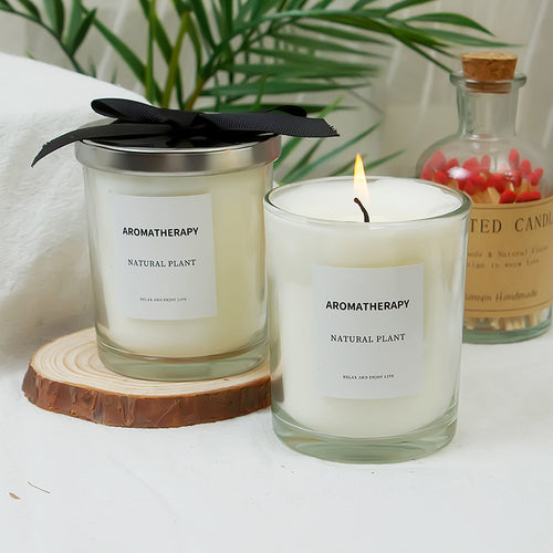 Aromatherapy Soy Wax Candle in Glass Jar