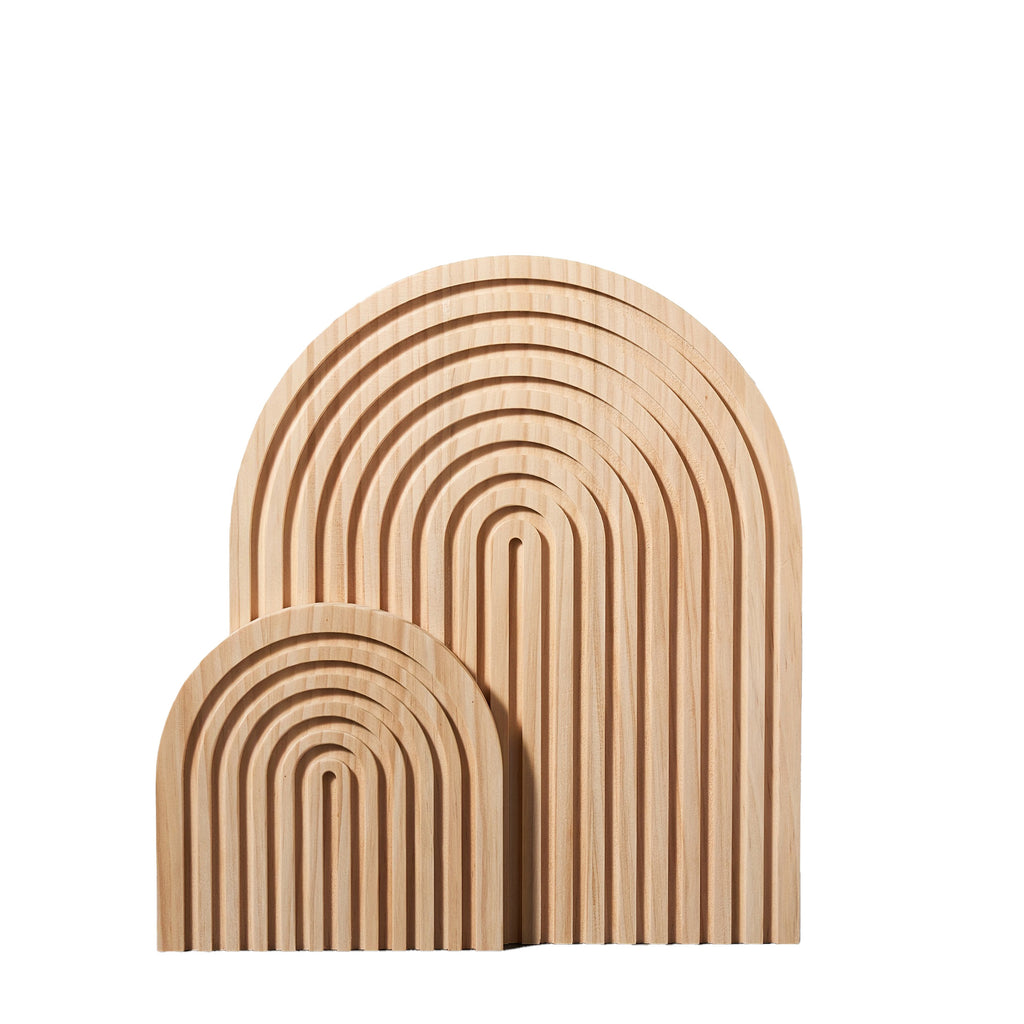 Wooden Rainbow Arch Home Decor Set