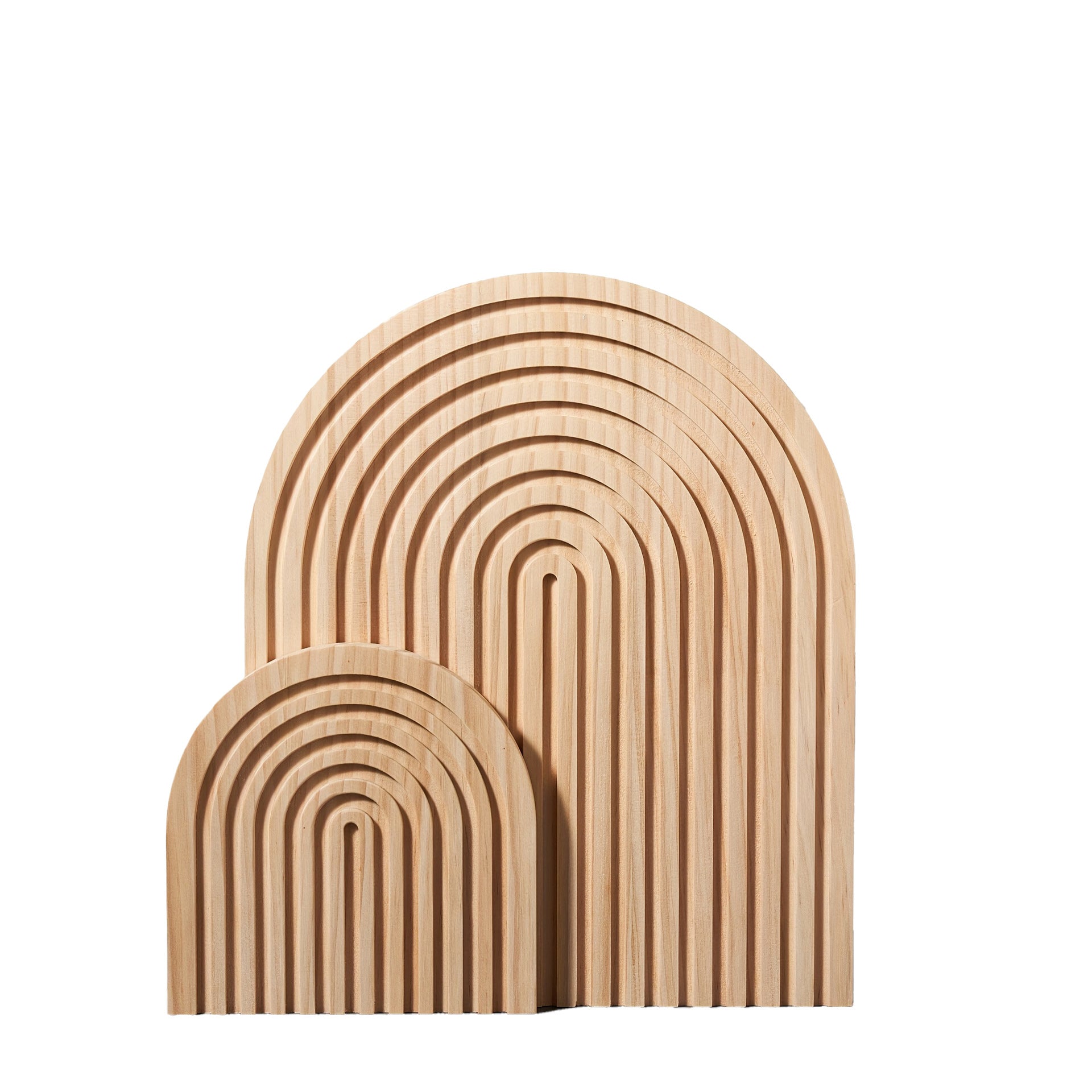 Wooden Rainbow Arch Home Decor Set