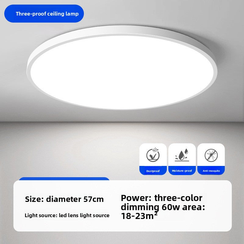 Modern Round LED Ceiling Light Wide Voltage
