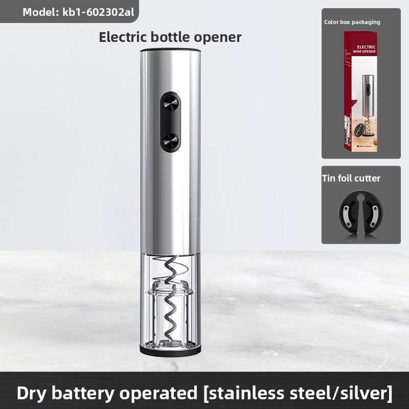 Electric Wine Bottle Opener Set with Accessories