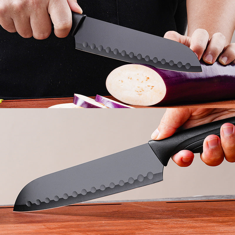 Stainless Steel Kitchen Knife Set with PP Handle