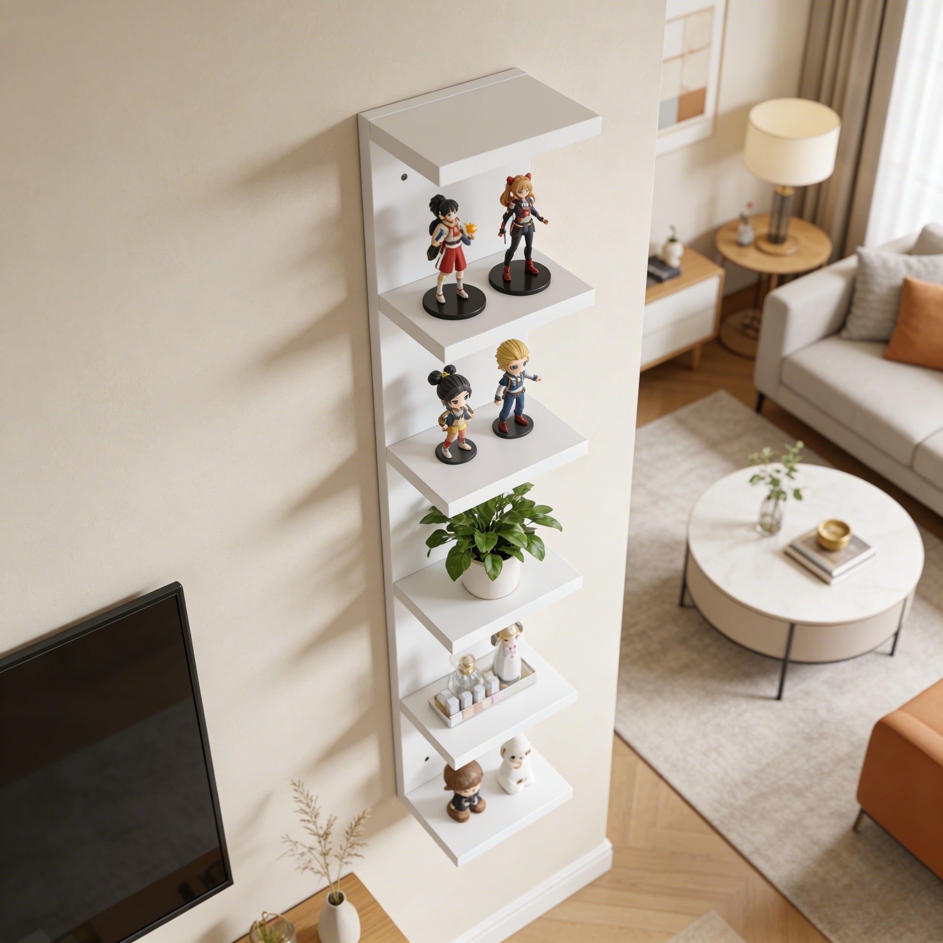 Multi Layer Wall Mounted Storage Shelf
