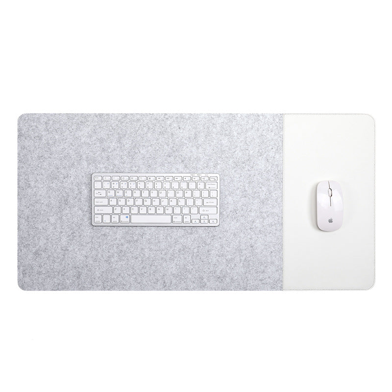 Felt Leather Desk Pad