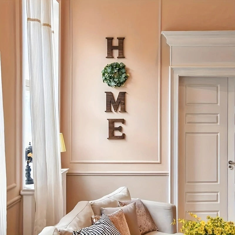 Wooden Wall Hanging Letter Garland for Home Door Decor