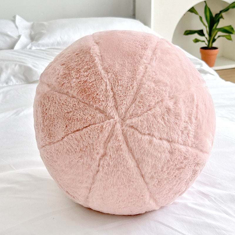 Scandinavian Round Plush Pillow