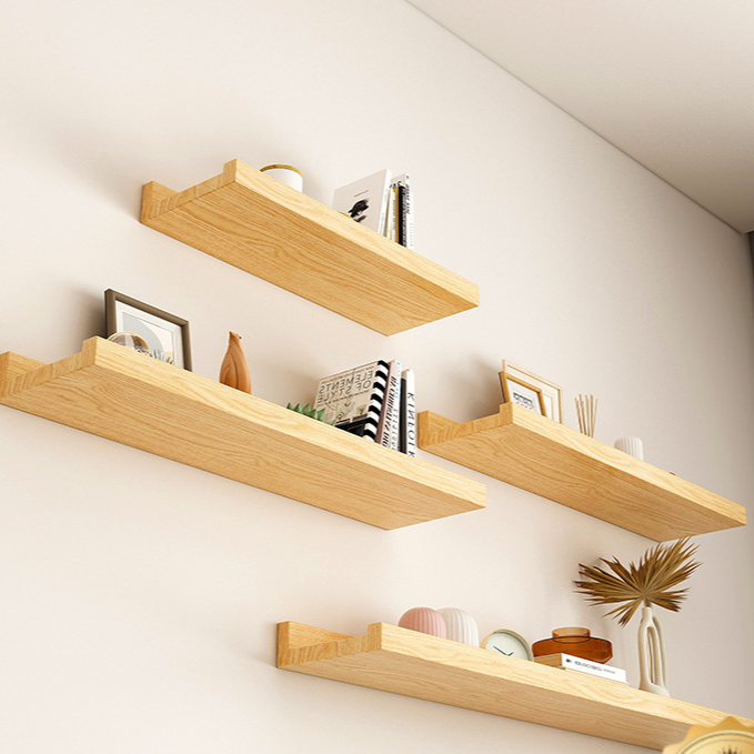 Solid Wood Wall Mounted Shelf
