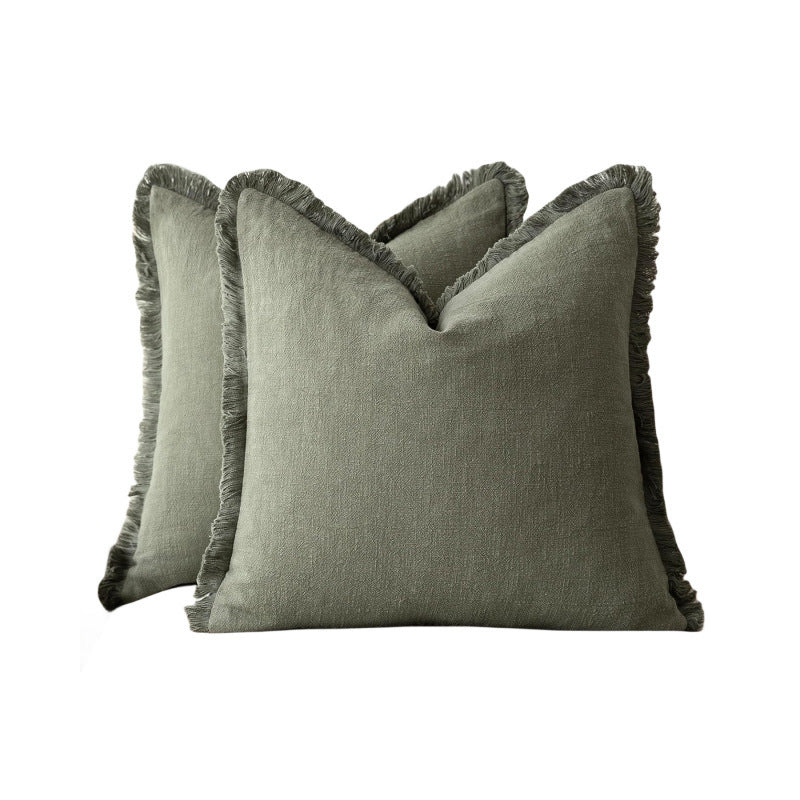 Ramie Bohemian Tassel Pillow Covers