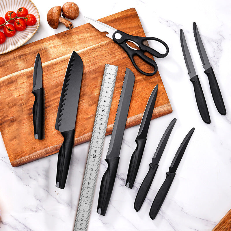 Stainless Steel Kitchen Knife Set with PP Handle