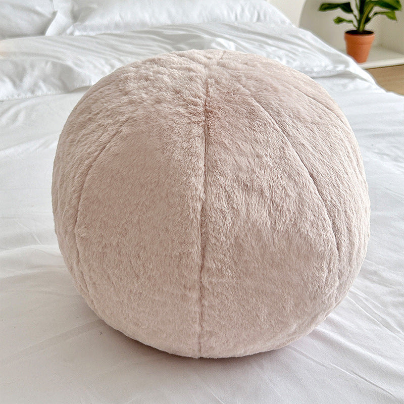 Scandinavian Round Plush Pillow
