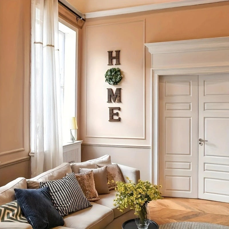 Wooden Wall Hanging Letter Garland for Home Door Decor