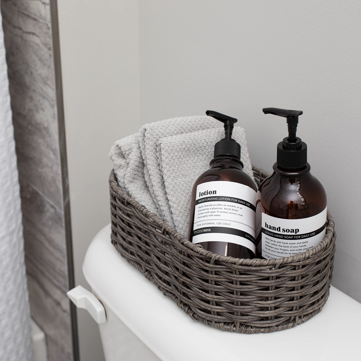 Refillable Pump Bottles for Shampoo and Shower Gel