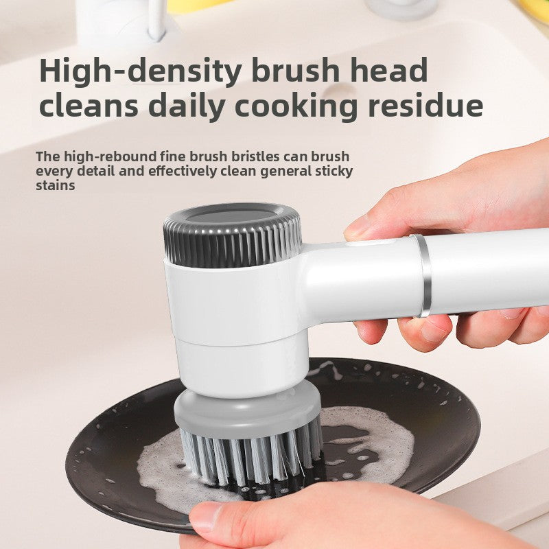 Electric Cleaning Brush with Multiple Attachments