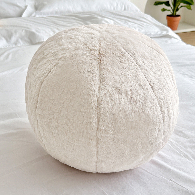 Scandinavian Round Plush Pillow