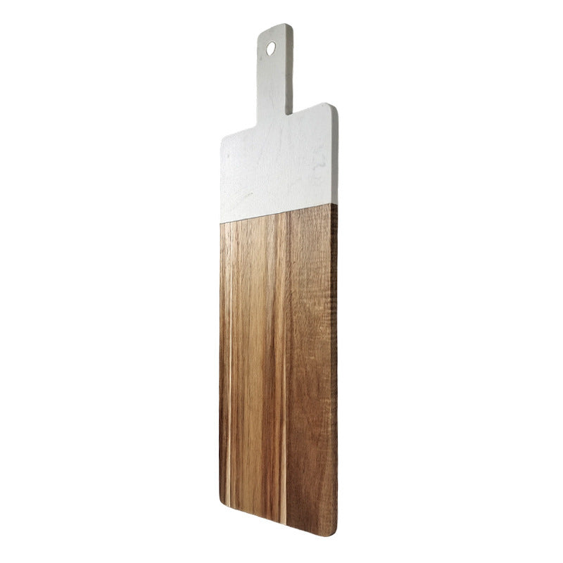 Acacia Wood Cutting Board with Handle