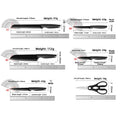Stainless Steel Kitchen Knife Set with PP Handle