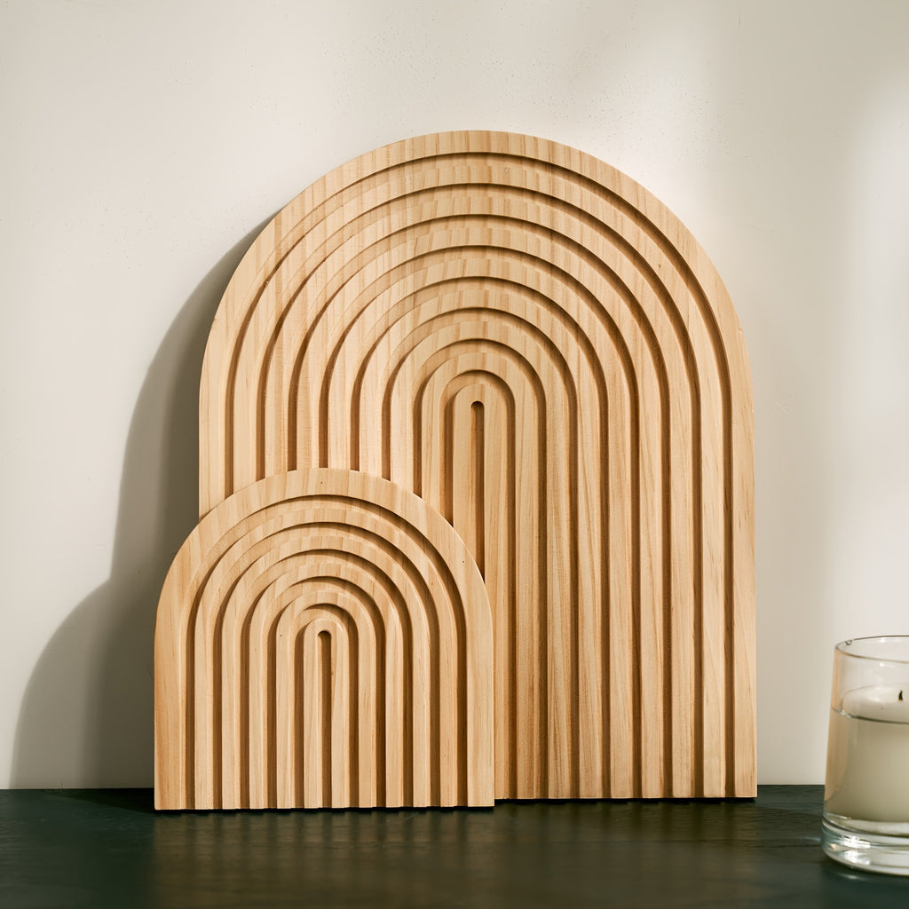 Wooden Rainbow Arch Home Decor Set