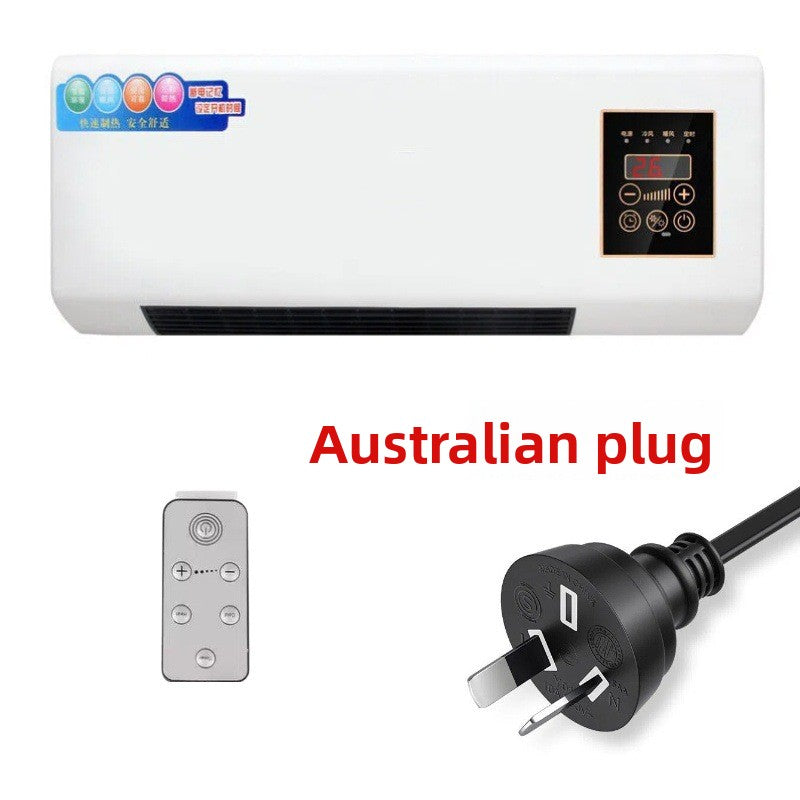 Wall-Mounted Electric Heater with Remote Control for Home Use